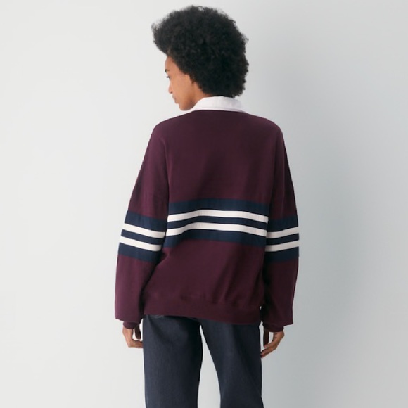 NWOT TNA Mighty Cotton™ Lomu Polo Longsleeve - Picture 3 of 9